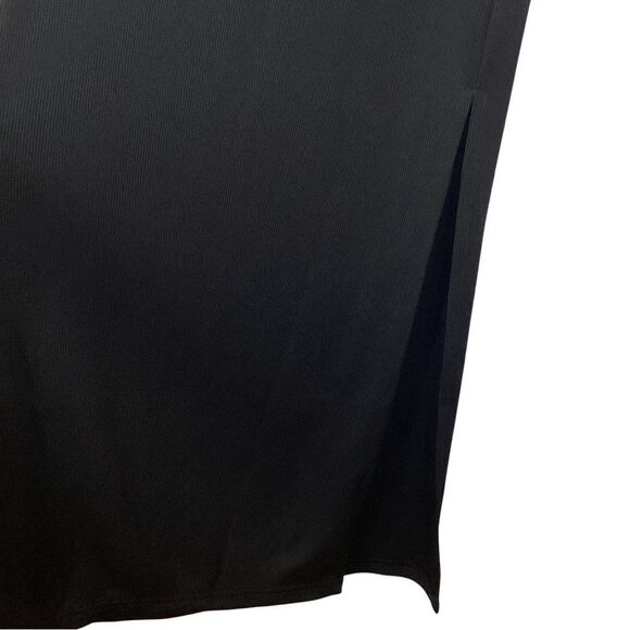 CHRISTOPHER ESBER NWT Size AU 10 US M Black Oblix Maxi Dress Cut Out Rib Knit - Picture 8 of 16
